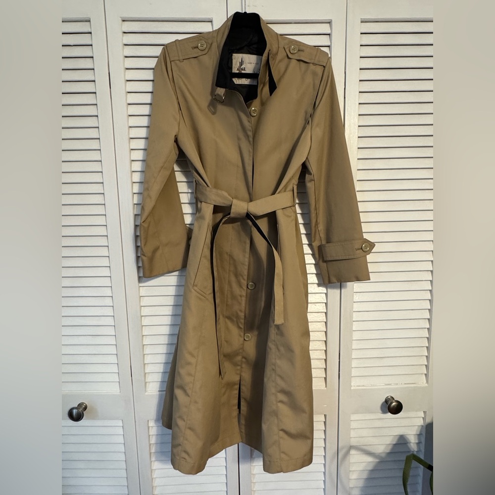 Elegant Beige Trench Coat